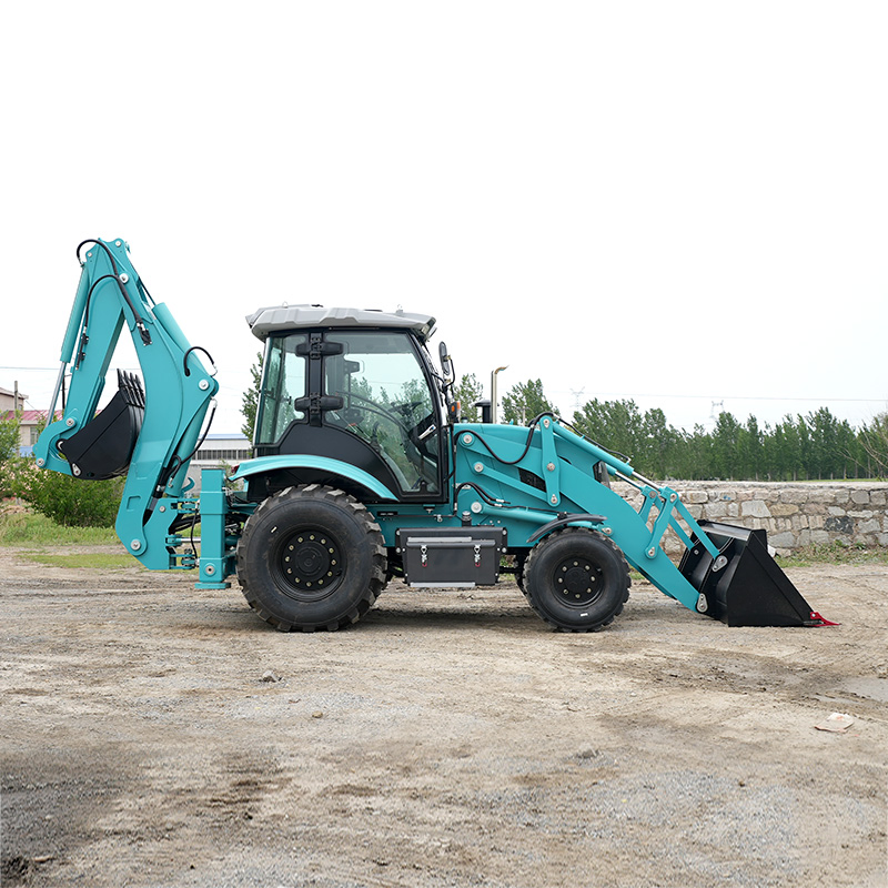 New Diesel CE EPA Engine Mini Retroexcavadora Backhoe Excavator Loader 4X4 Backhoe