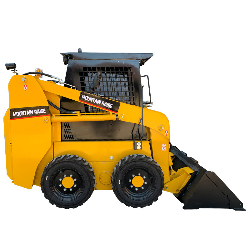 Rubber Track Wheel Construction Compact Mini Skid Steer Wheel Loader