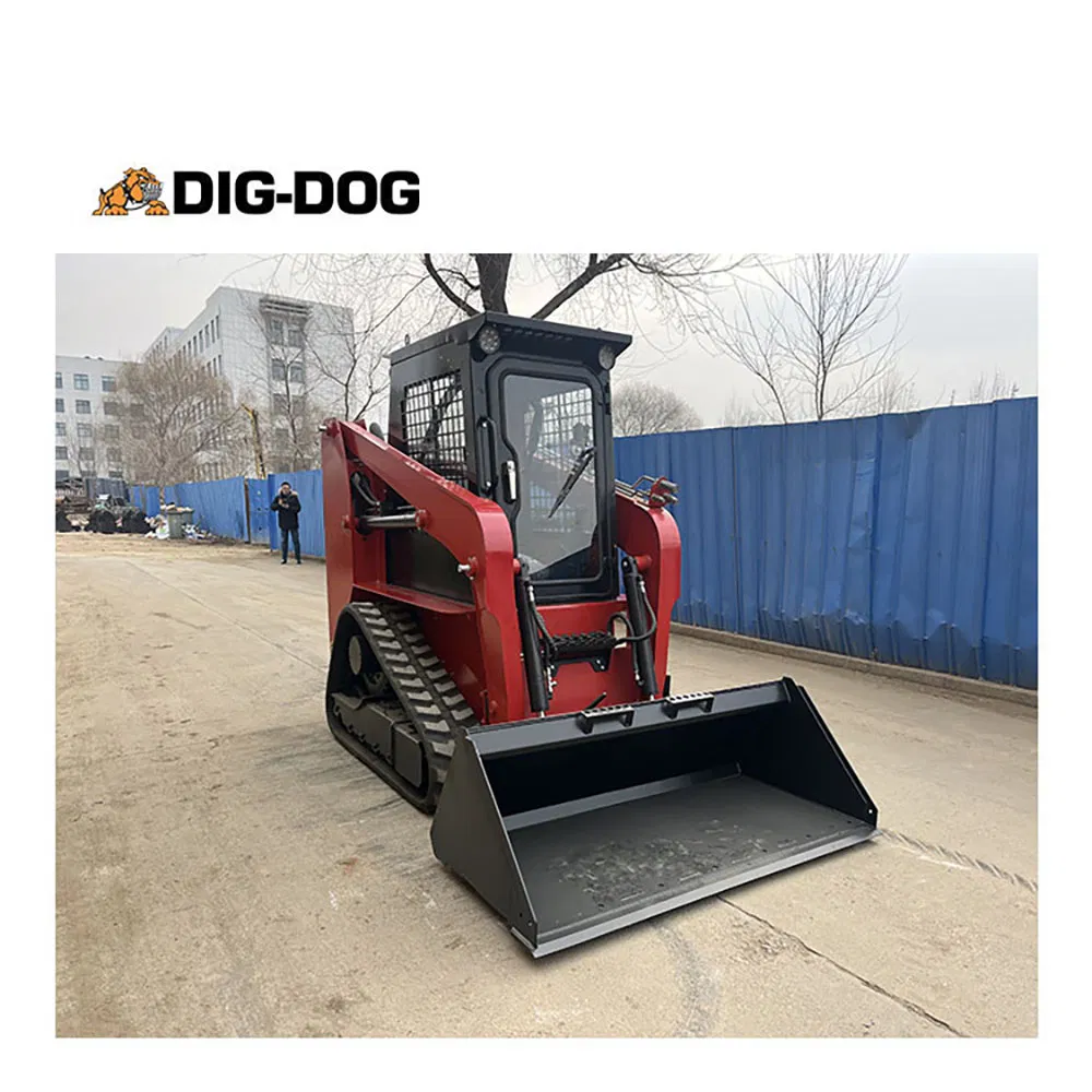 Small Crawler Loader Tracked Skid Steer Mini Skidsteer Loader with Attachments