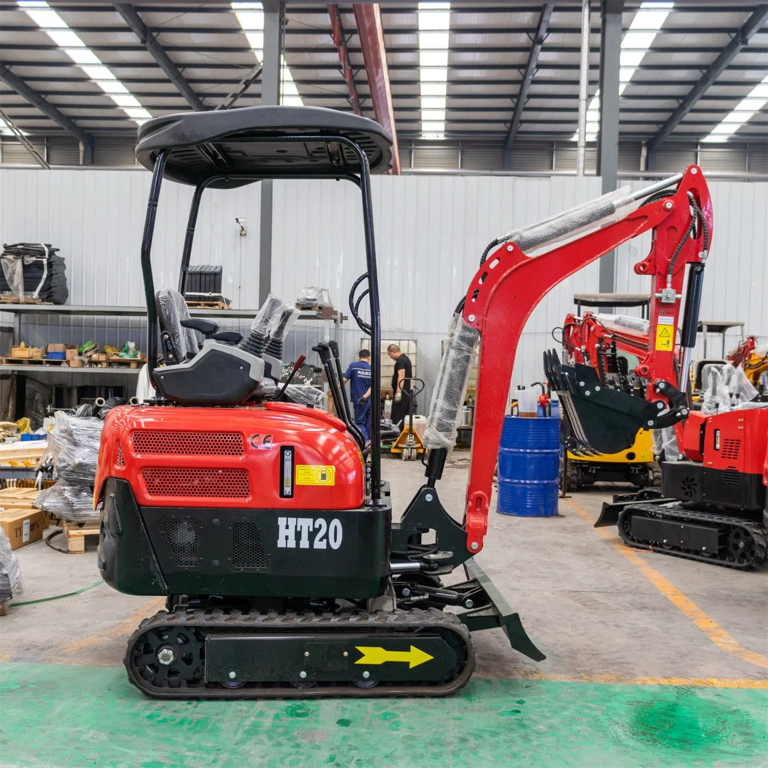 Mini Excavator with Thumb Clip Micro Crawler Excavator Diesel Engine for Sale