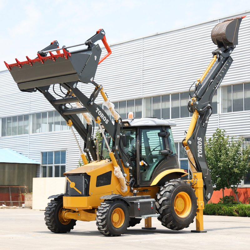 China Factory EPA Engine Wheel Loader Mini Backhoe Excavator Loader Engineering-Construction