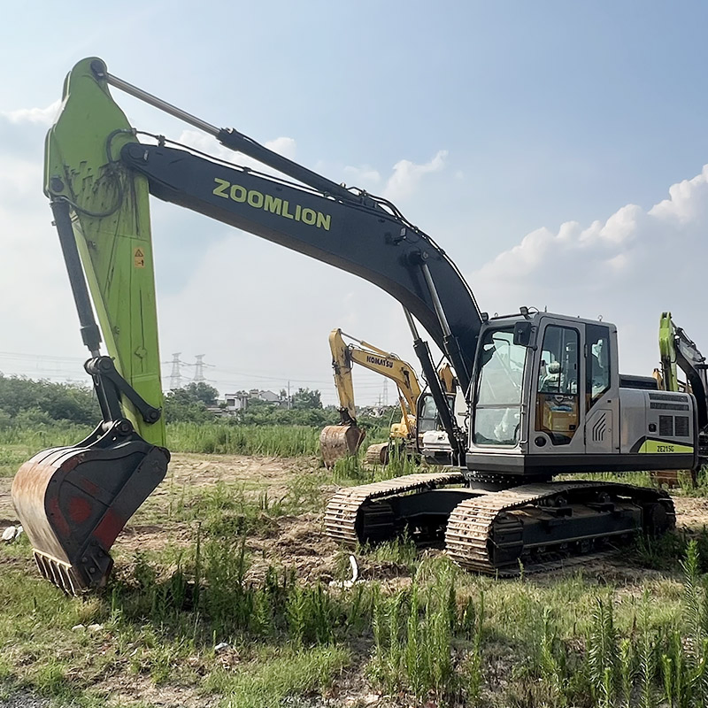 Used Zoomlion Excavator, Zoomlion Excavator 215 Crawler Excavator, 1m³ Bucket Excavator, Suitable for a Variety of Construction Hydraulic Crawler Excavator