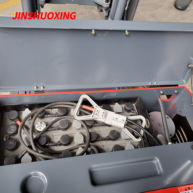 Large Battery 210ah EPS Steering 2ton Electric Reach Forklift with Foldable Pedal