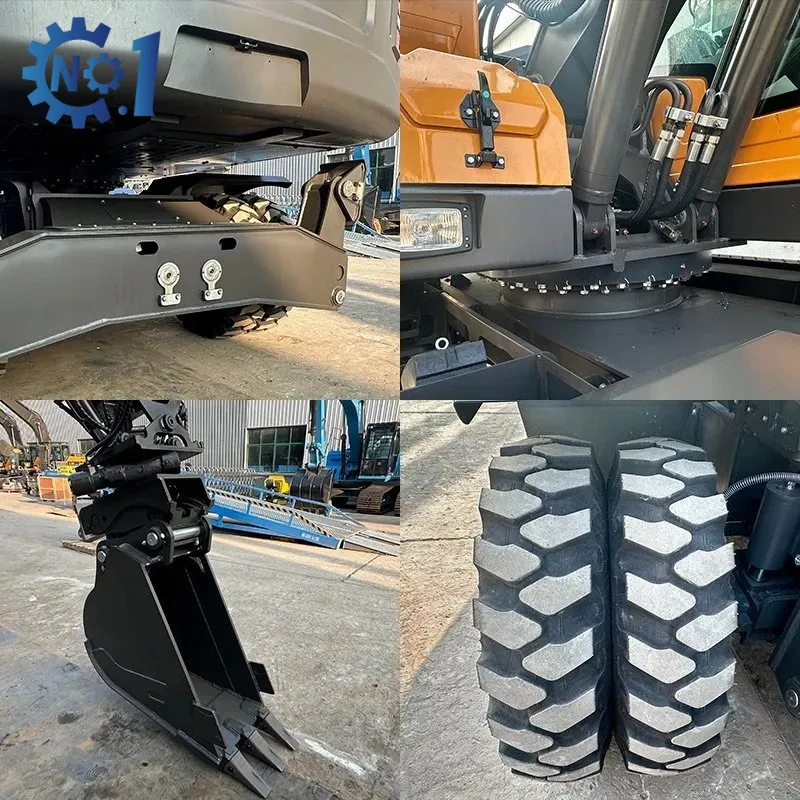 Wheel Excavator Side View