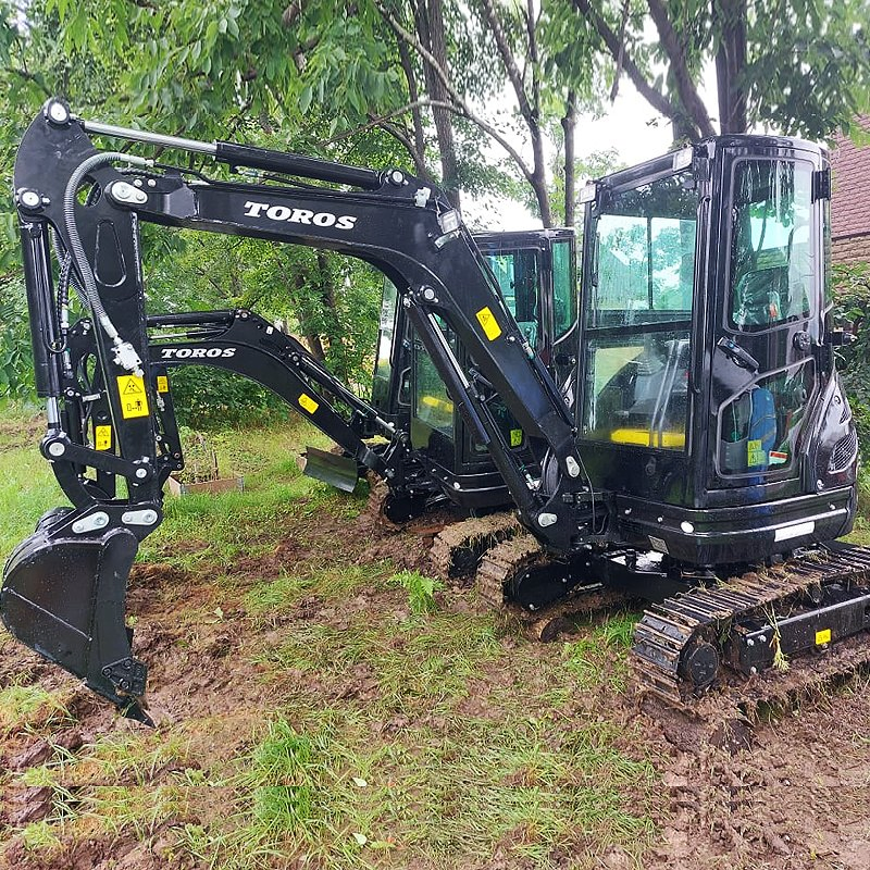 3.5 Ton Mini Excavator for Sale Chinese Small Digger Customized New Diesel Engine Mini Crawler Excavator Machine