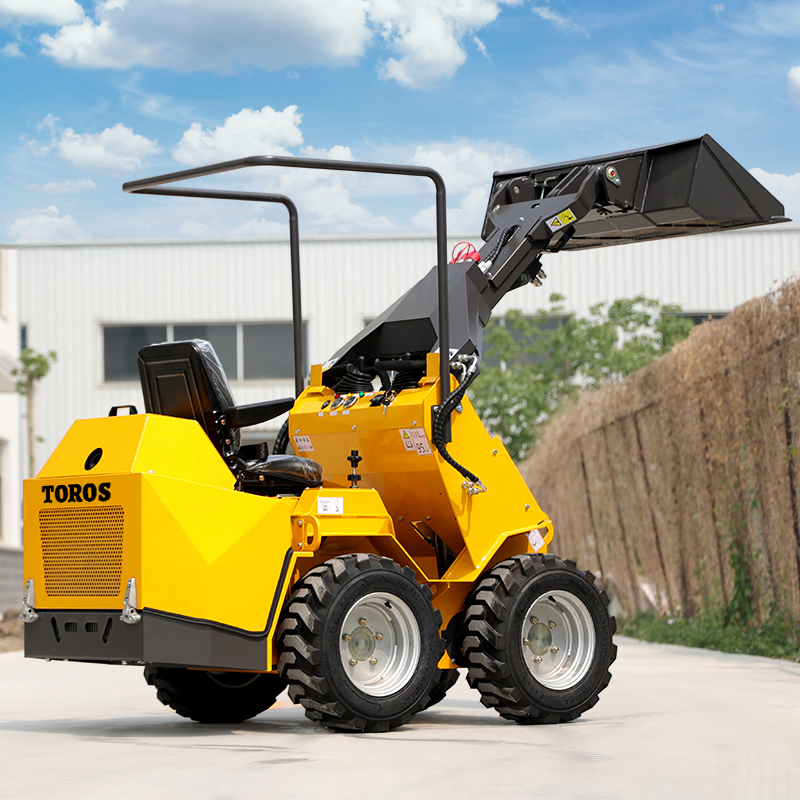 Free Shipping Cheap Wheel Loader Grader Mini Skid Steer Loader 500kg Factory Price 1 Ton Multifunctional Small Loader EPA Euro 5 Crawler Skid Loaders for Sale