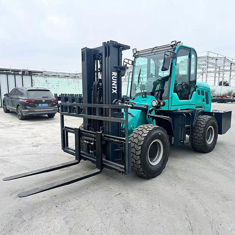 Runtx Rough Terrain Forklift 4WD ATV 3 Ton Diesel All Rough Terrain Forklift for Sale