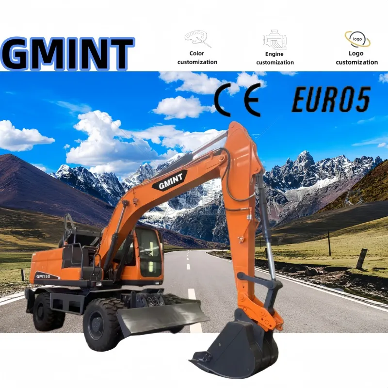 Mini Wheel Excavator