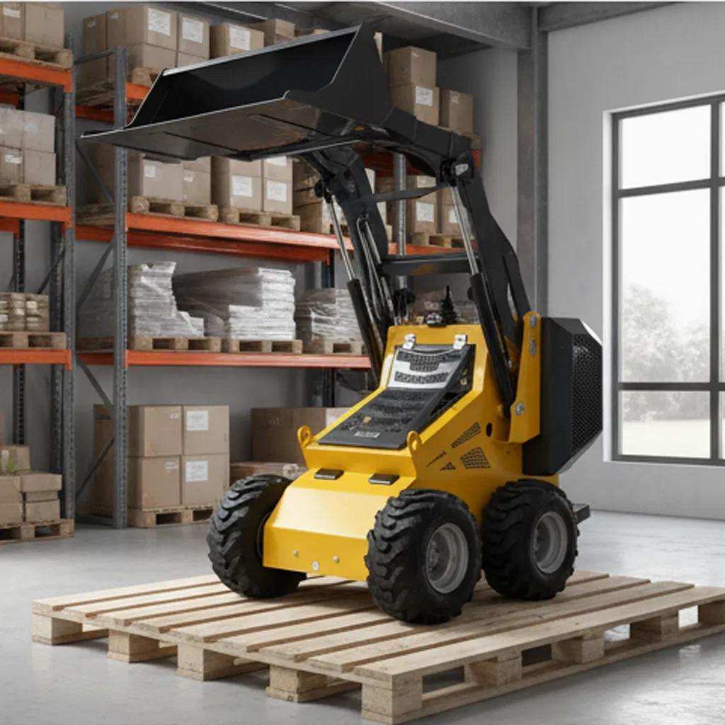 Hot Selling Skid Steer Loader Can Be Customized with Wheeled Track Type Multifunctional Skid Steer Loader Bucket Excavator Compact