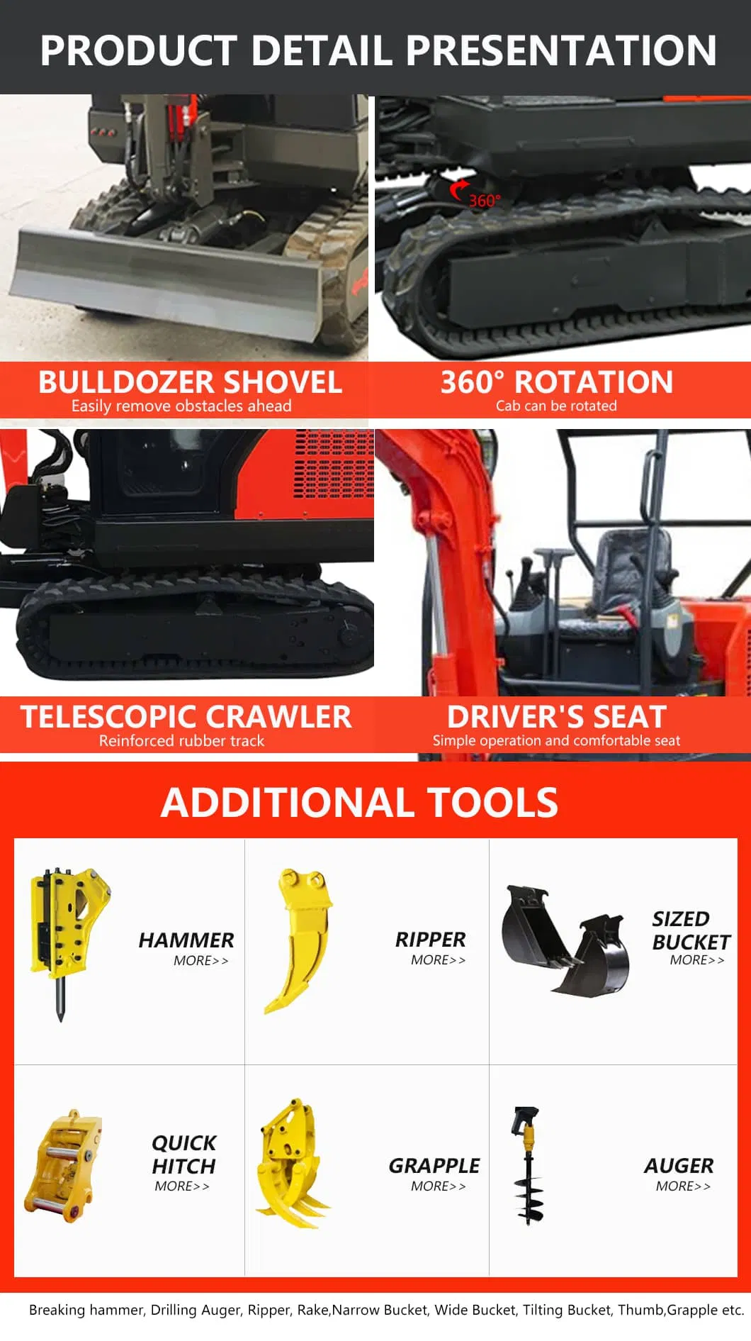 Excavator Details