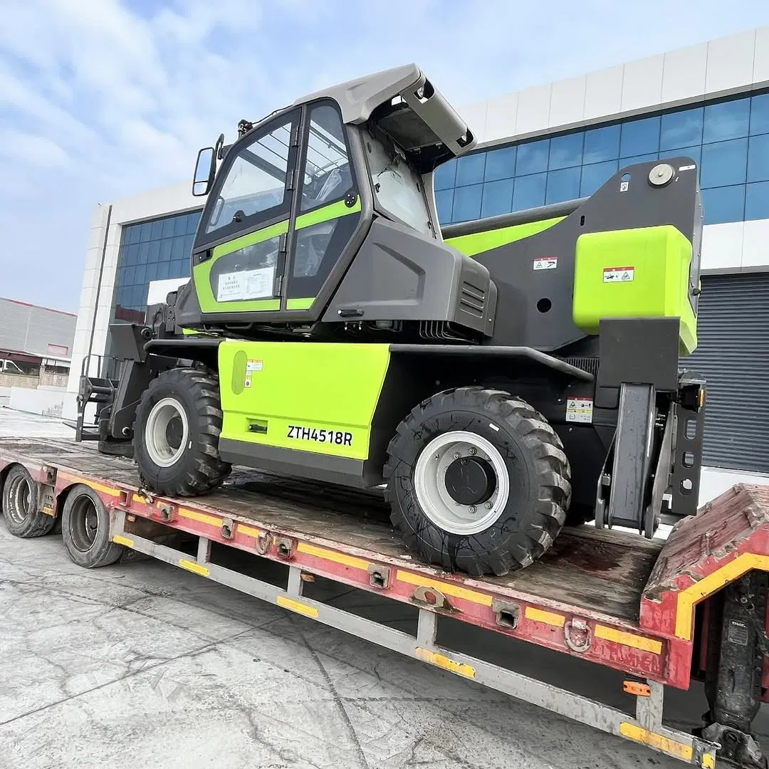 CE Certificated Zoomlion 18m Height Telehandler Forklift Zth4518r 4.5ton Telehandler with Telescopic Boom for Sale