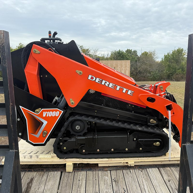 V1000 Mini Loader with CE Kubota 25HP Diesel Engine Mini Skid Steer