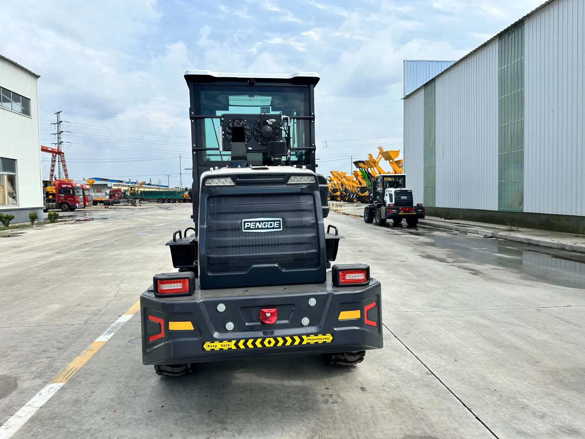 Used Diesel Machine Farm Loader L36max Wheel Backhoe Loader