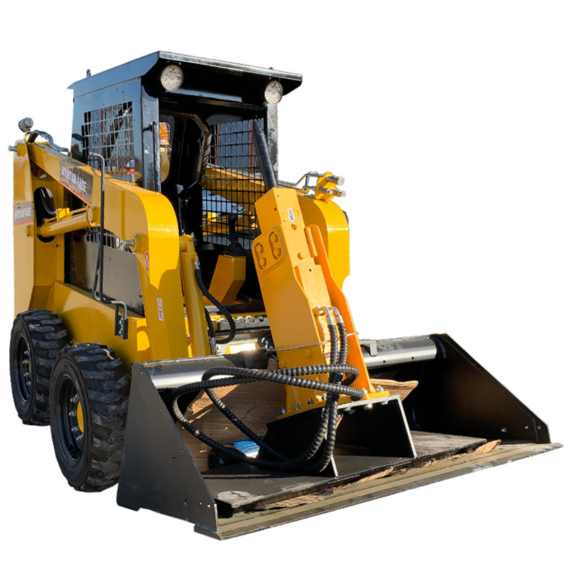 Rubber Track Wheel Construction Compact Mini Skid Steer Wheel Loader