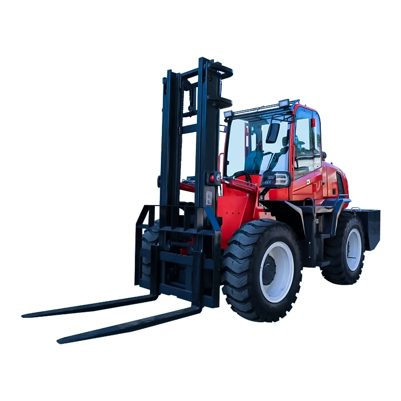 Compact 1.1t-3.8t Lifting Capacity Rough Terrain Forklift for Narrow Quarries