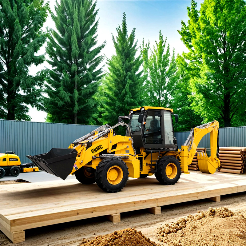 China Factory Front End Skid Steer 4X4 Wheel Backhoe Loader Price Mini Backhoe Loaders with CE EPA Euro5 Engine for Sale