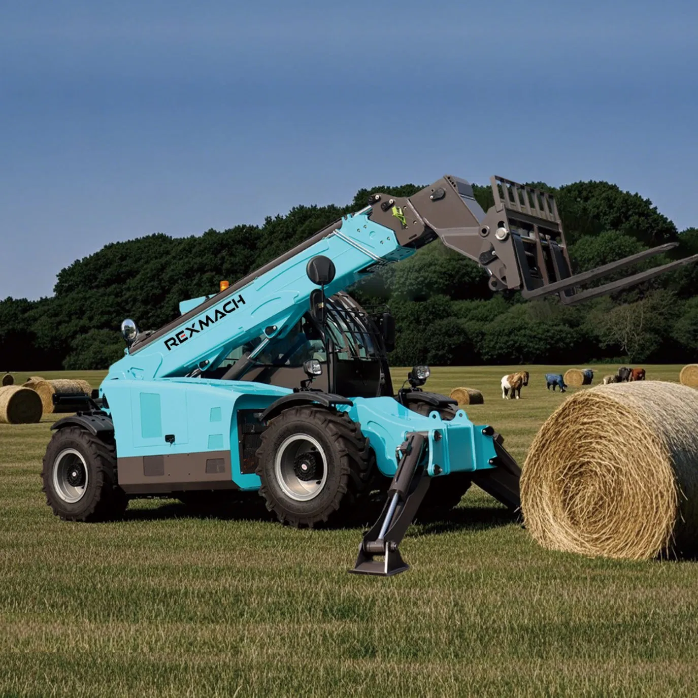 Manitou Forklift Telescopic Handler Telehandler with 7m/10m Lifting Height with 3/3.5tons