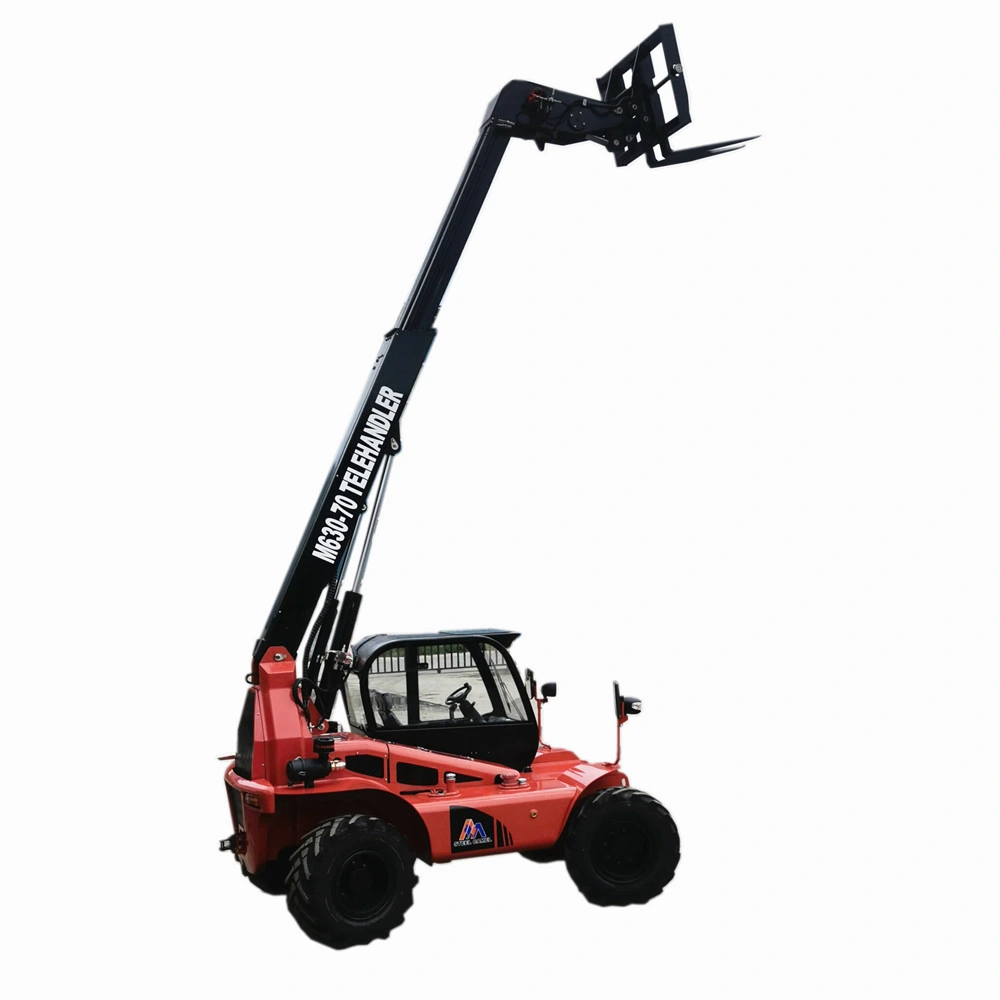 CE 2/3/4/5t Telescopic Boom Handler Mini 4X4 Terrain Forklift Telehandler