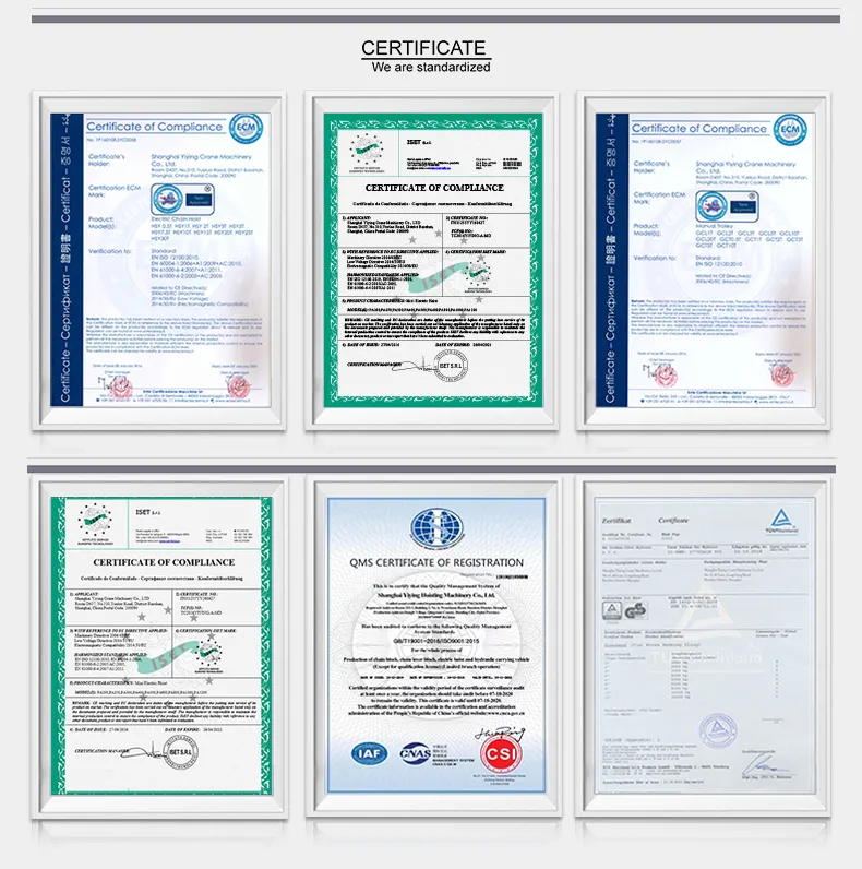 Product Certificates