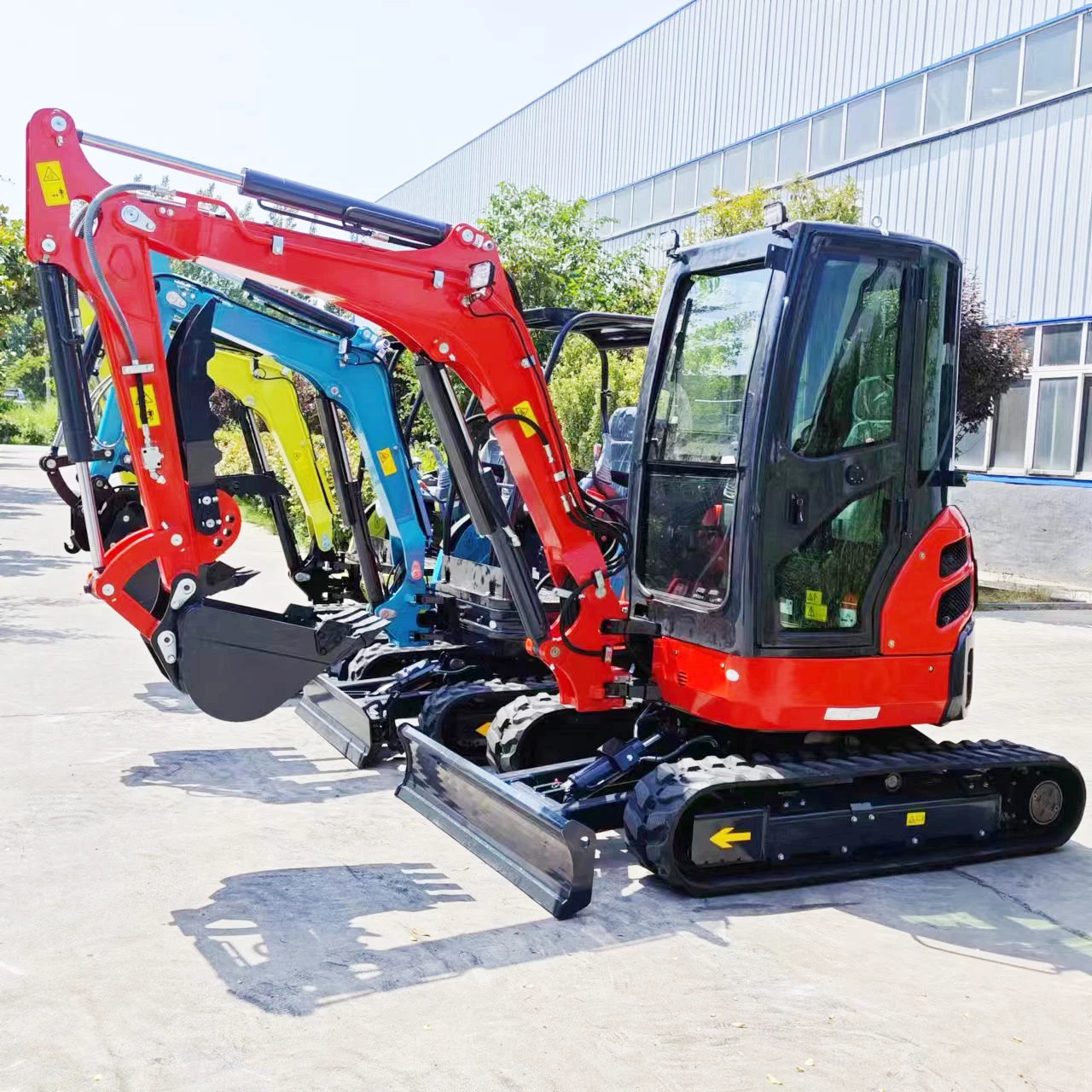 Free Shipping CE/EPA 3 Ton Mini Digger Mini Excavator 1 Ton 2 Ton 3.5 Ton Japan Engine Engine Excavadora Machine Bucket Thumb for Sale Cheap Price