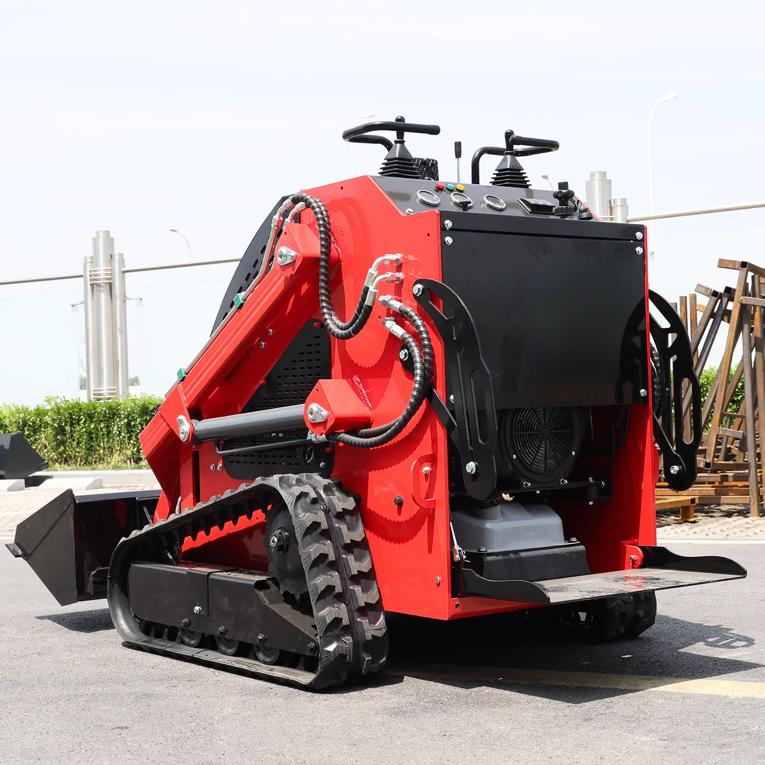 Free Shipping Euro V EPA Engine Wheel/Track Loader Diesel Mini Skid Steer Loader Crawler Loader Mini Skid Steer Loader
