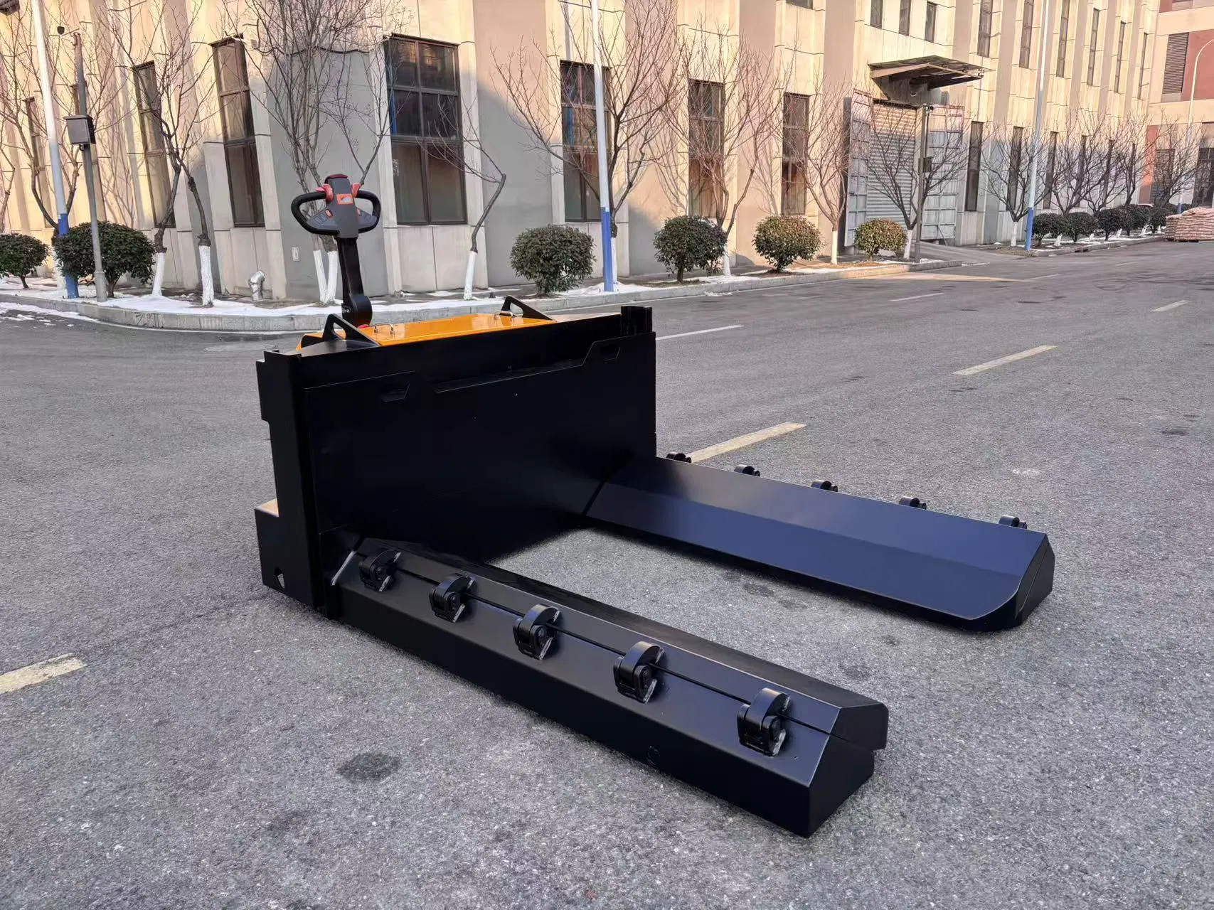 Electric Battery Electr 3.5 Ton Paper Roll Reel Roll Pallet Jack Truck