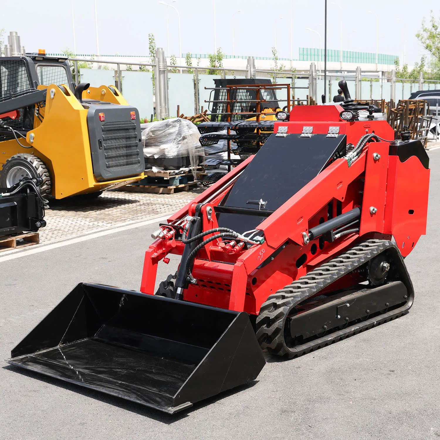 Free Shipping Skid Steer Loader Factory Price Mini Skid Steer Loader Compact Mini Loader for Urban Construction Wheel Loader Track Loader