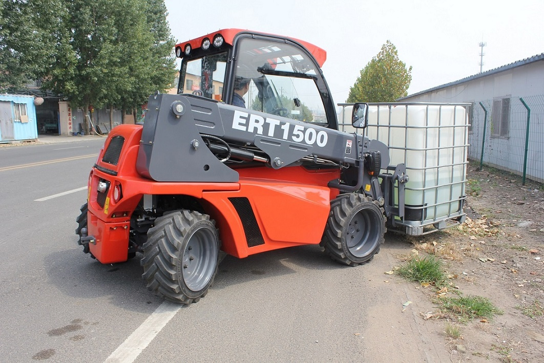 China Famous Brand Everun Ert1500 Telescopic Boom Telehandler with The Advantage of Low Cost