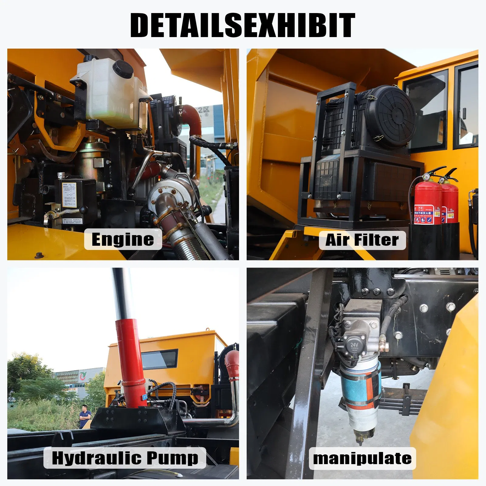 Large Articulated Dump Truck 35 Tons 6X4 Mining Truck for Sale