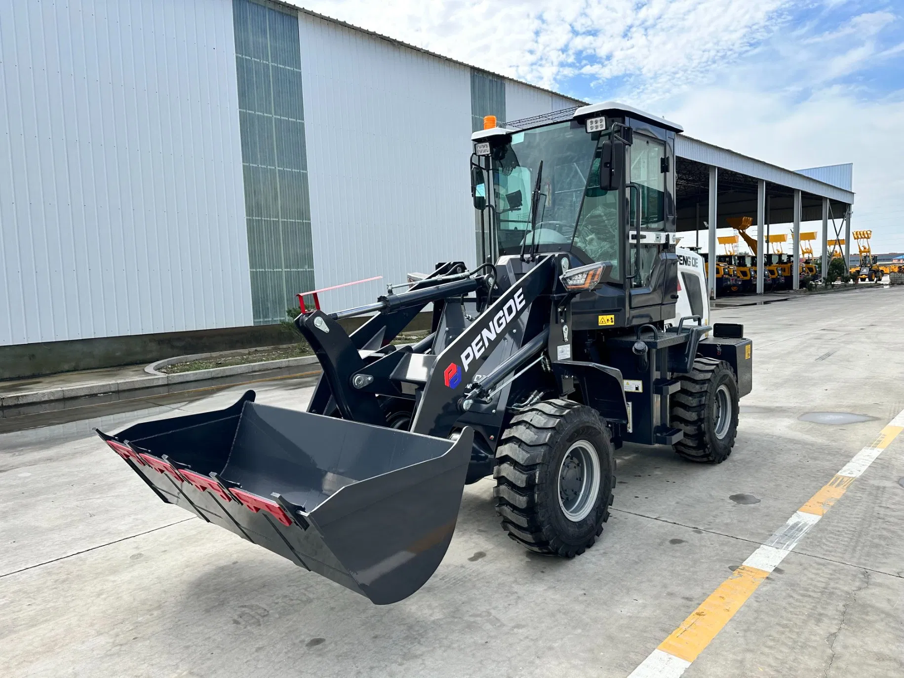 Used Diesel Machine Farm Loader L36max Wheel Backhoe Loader