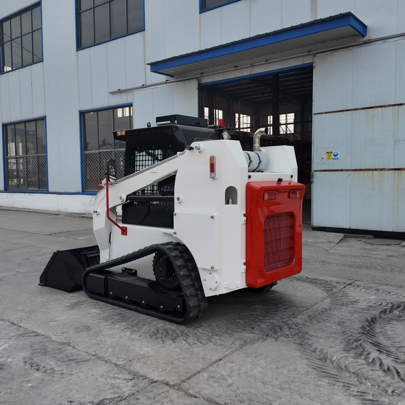 Mini Skid Steer Diesel Track Loader with EPA Certified Compact Stand on Skid Steer