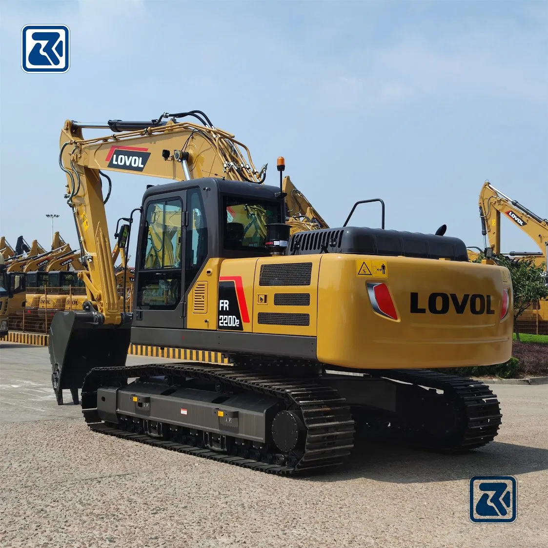 Chinese Cheapest Good Condition High Quality Fr220d 22 Ton Foton Lovol CE Approved with Bucket Hydraulic Big Boom/Tracked/Crawl/Crawler Excavator Price for Sale