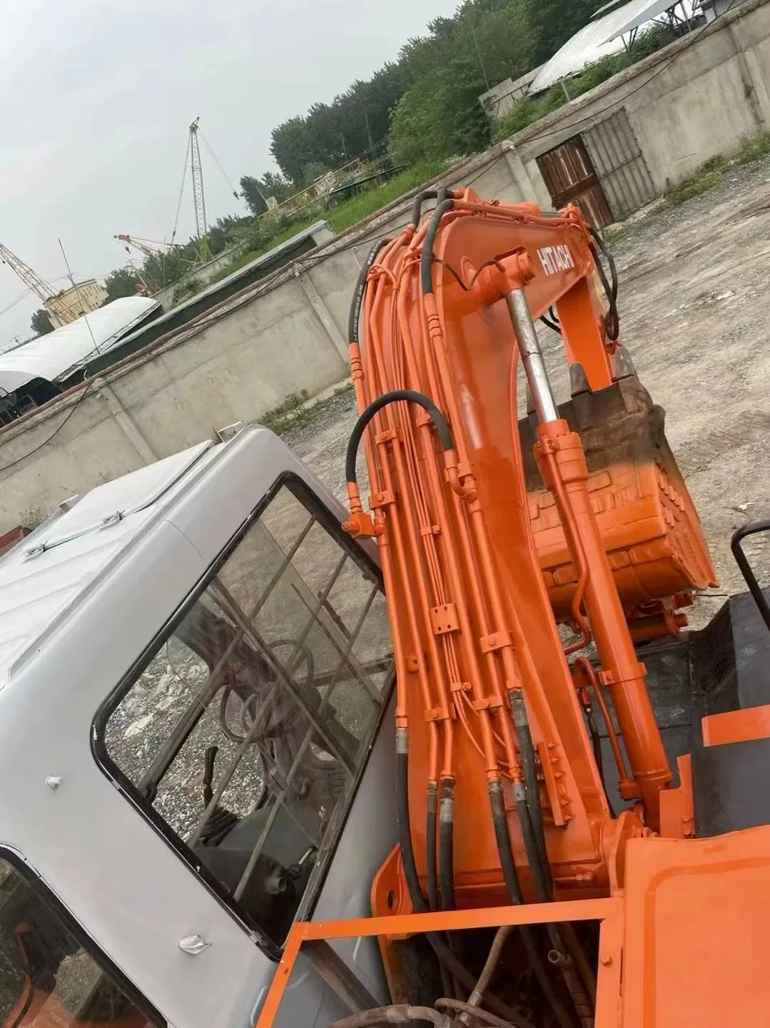 Used Hitachi Medium Size Excavator Ex100W 10ton Wheel Excavator for Sale