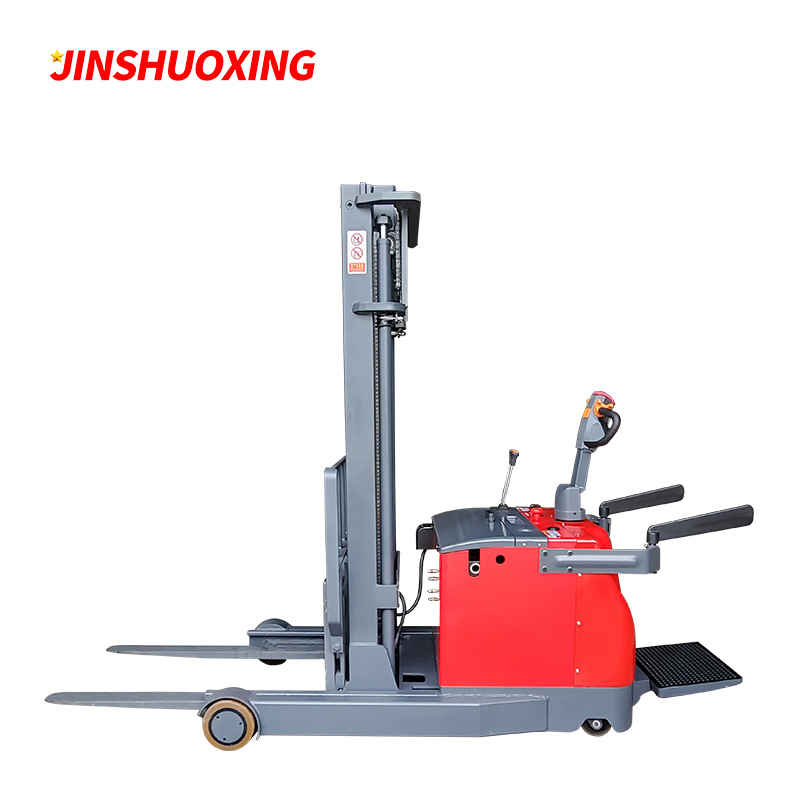 Large Battery 210ah EPS Steering 2ton Electric Reach Forklift with Foldable Pedal