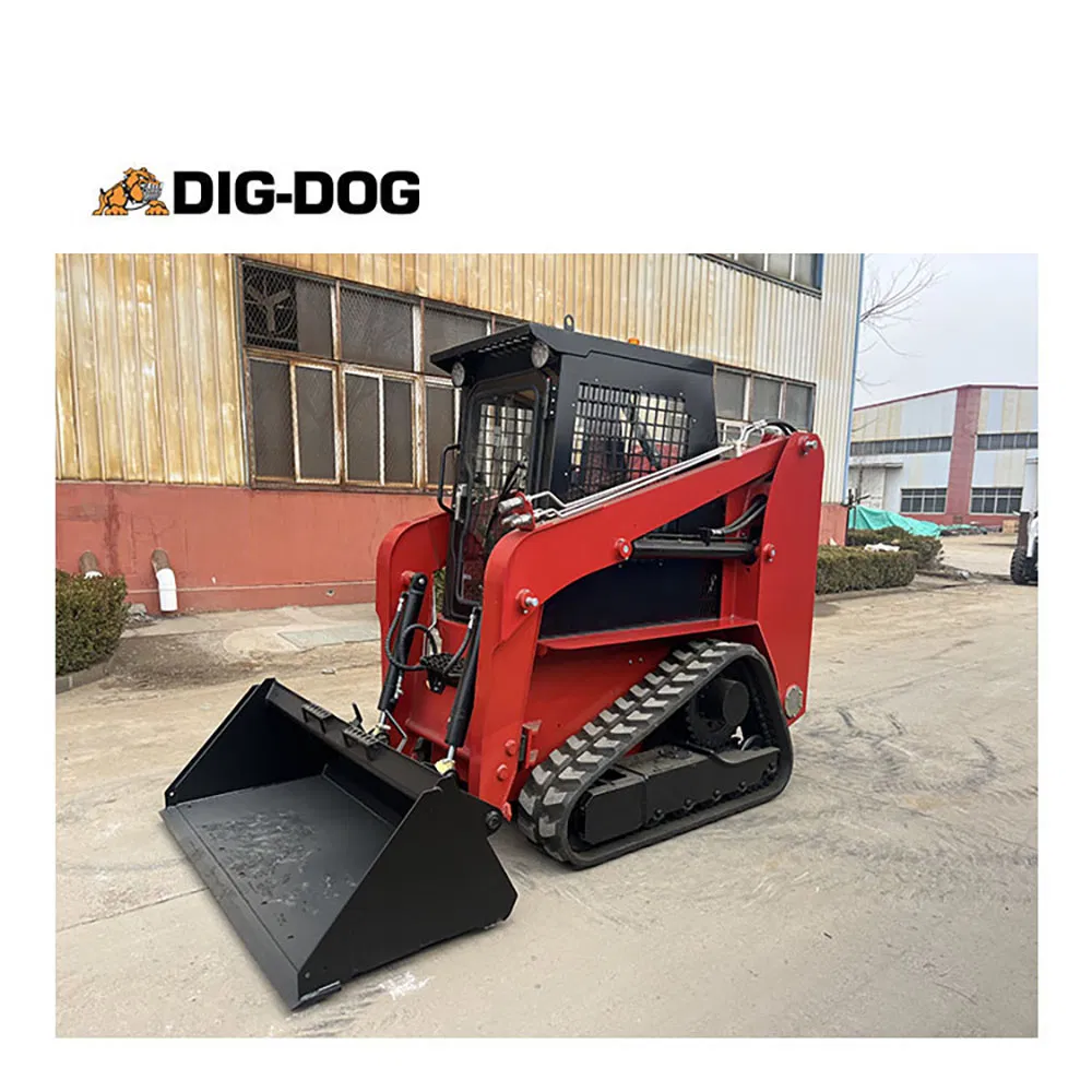 Small Crawler Loader Tracked Skid Steer Mini Skidsteer Loader with Attachments