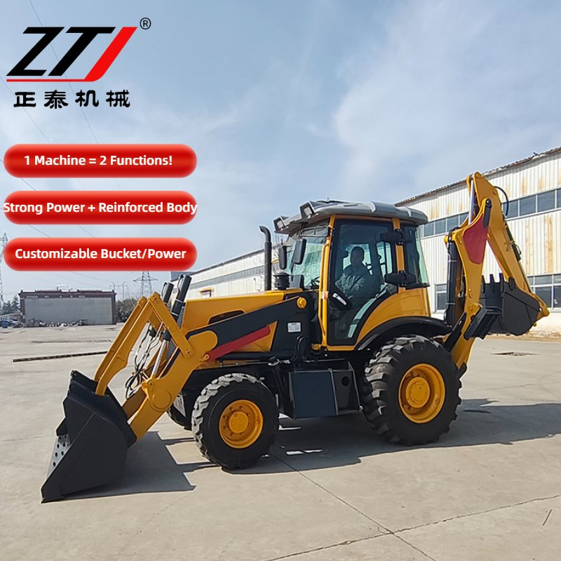 Premium Advanced Energy-Efficient Backhoe Loader for Construction Projects with Cummins Engine Ztw30-25