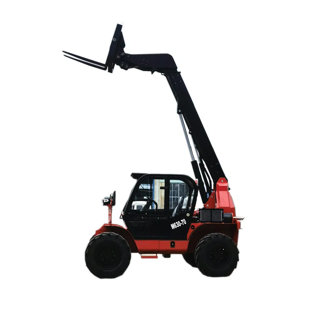 CE 2/3/4/5t Telescopic Boom Handler Mini 4X4 Terrain Forklift Telehandler