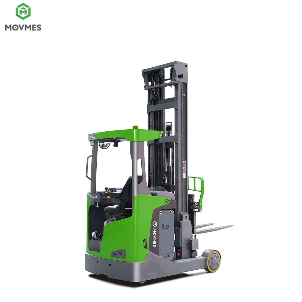 Chinese with Scale 5-12.5m Maximum Lift/Lifting Height 1.5t 2t 2.5t 3t Retractable Fork Electric Reach Truck Price for Narrow Aisles/Pallet/Forklift/Stacking