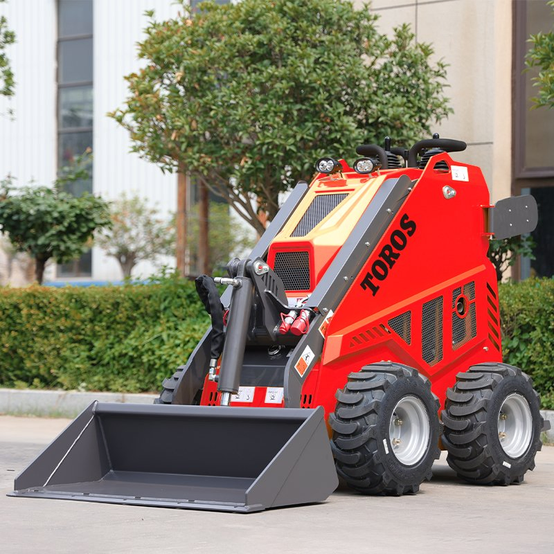 Free Shipping Cheap Wheel Loader Grader Mini Skid Steer Loader 500kg Factory Price 1 Ton Multifunctional Small Loader EPA Euro 5 Crawler Skid Loaders for Sale
