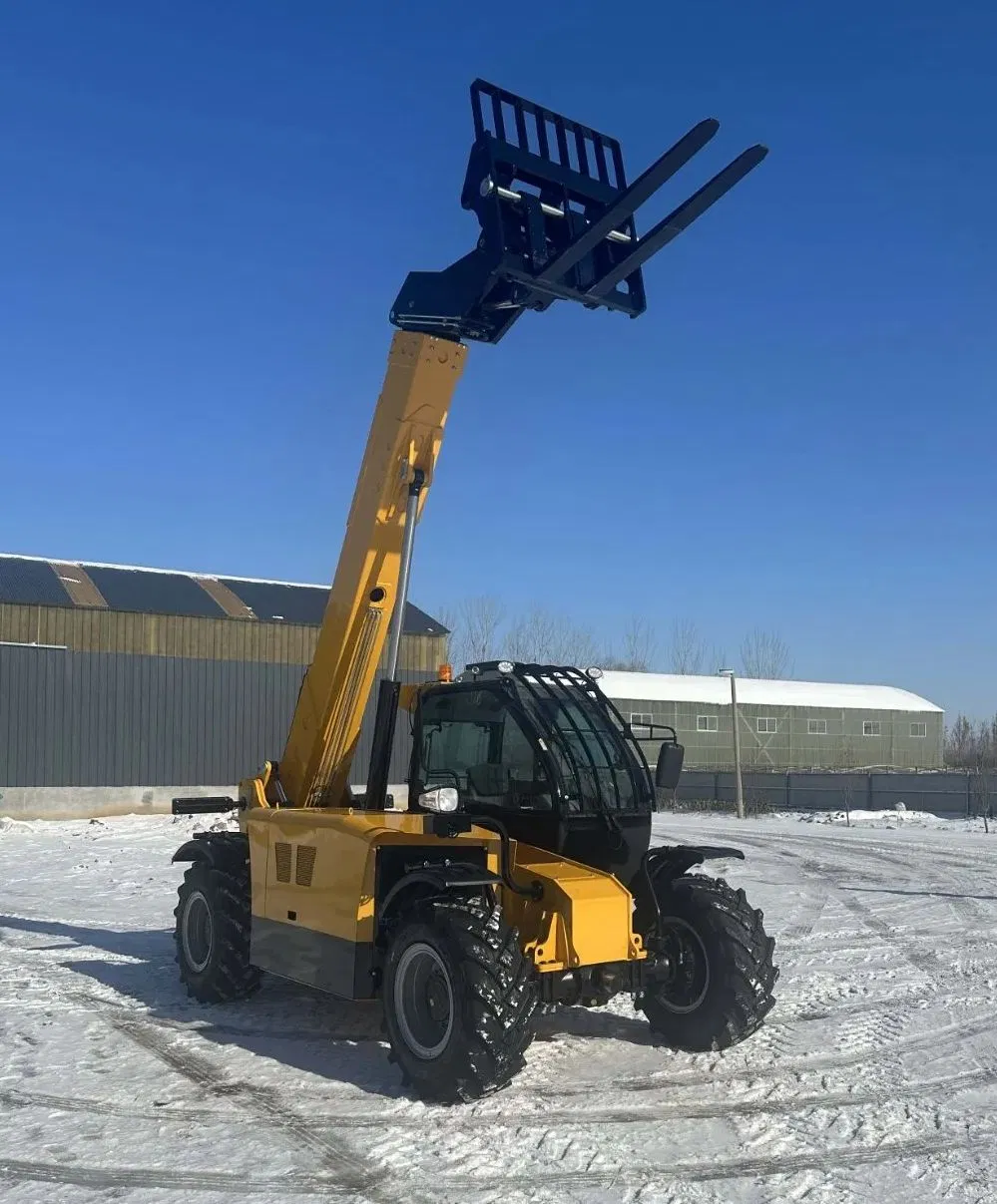 Mining Used Flexible Operation 7m Height Wheel Loader 3.5 Ton Telehandler with CE