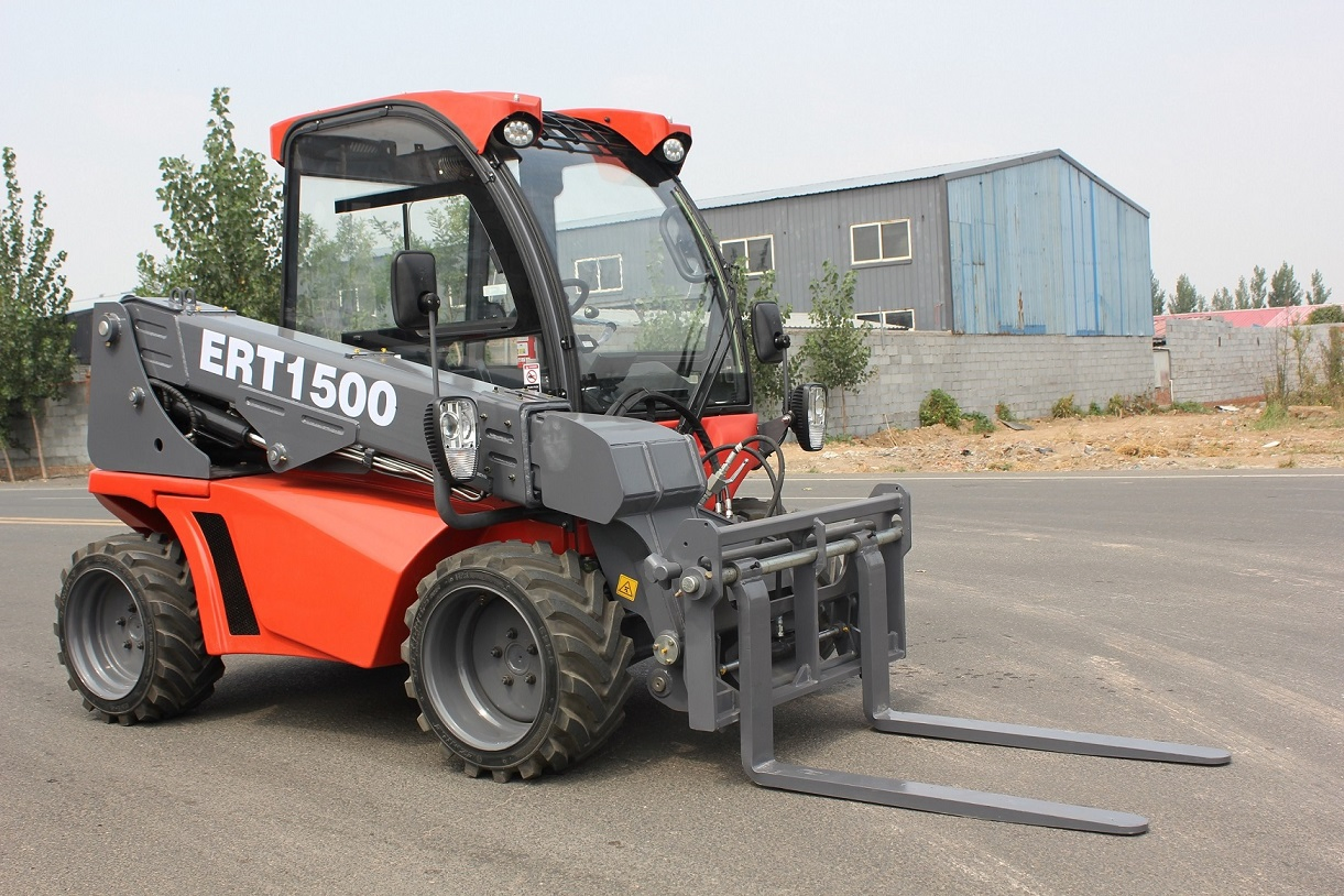 China Famous Brand Everun Ert1500 Telescopic Boom Telehandler with The Advantage of Low Cost