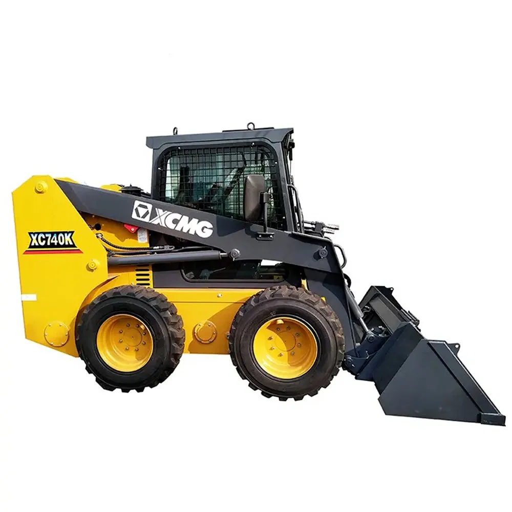 Skid Wheel Loader Chinese New Mini Small Backhoe CE EPA Euro 5 High Quality Popular Xc740K with Accessories for Sale