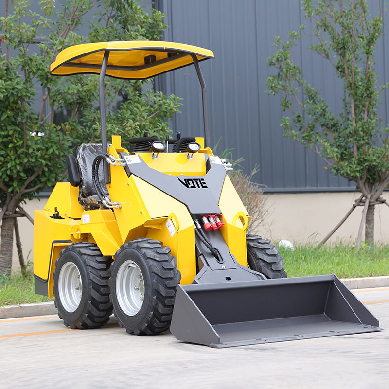 China Mini Skid Steer Loader Garden Small Multi-Function Loader Good Price Mini Skid Steer Loader Factory Price Wheel Loader Excavator Loader Front End Loader