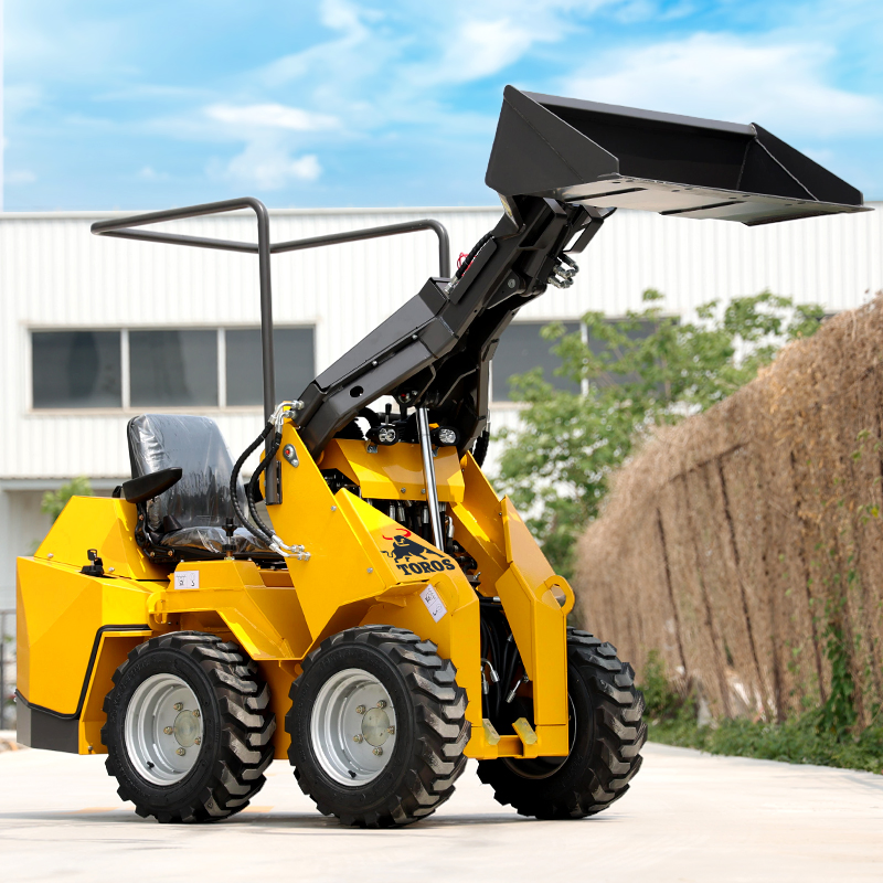 Free Shipping Cheap Wheel Loader Grader Mini Skid Steer Loader 500kg Factory Price 1 Ton Multifunctional Small Loader EPA Euro 5 Crawler Skid Loaders for Sale