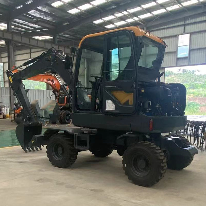 Gmint Construction Machinery Wheeled Diggers Mini Wheel Excavator