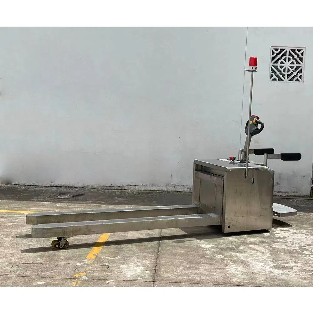 Never Used 2000kg 3000kg Stainless Steel New Electric Pallet Jack for Material Handling