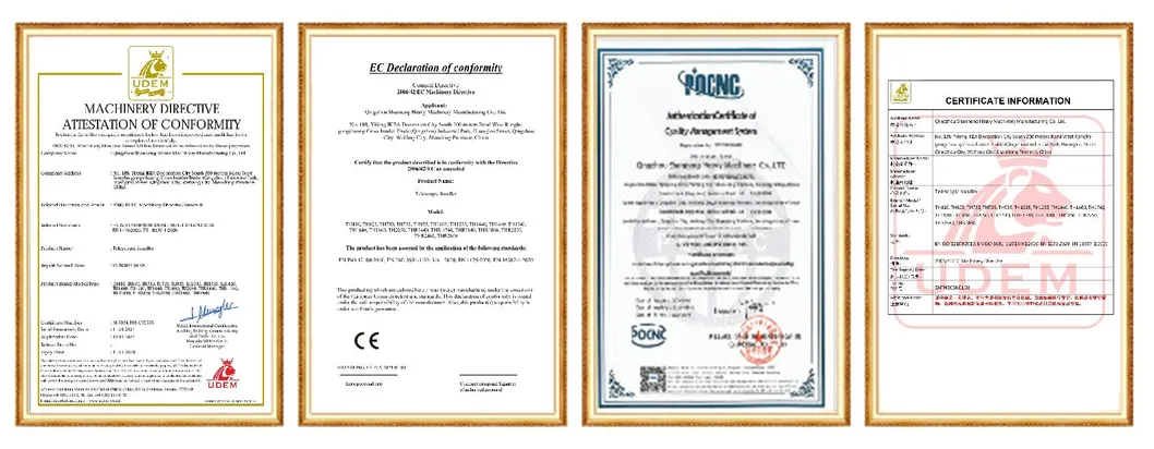 Certificates