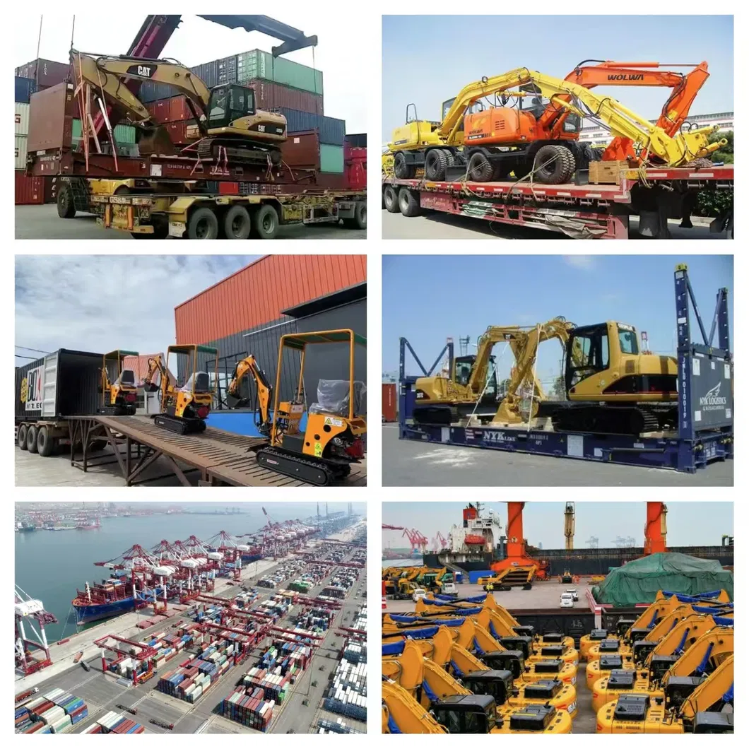 Packaging and Shipping used Excavator