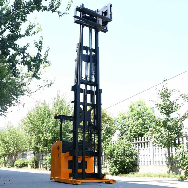 1500kg 10 Meters Electric Vna Trilateral Reach Truck for Sale