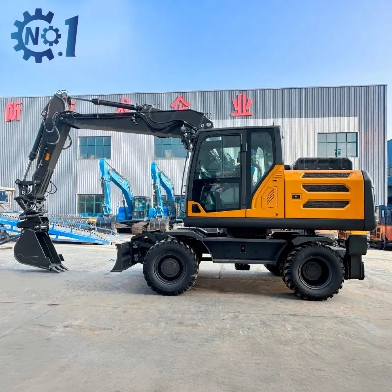 Wheel Excavator Front View